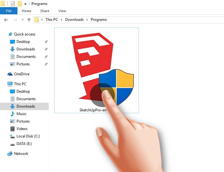  برنامج اسكتش اب SketchUp للكمبيوتر 
